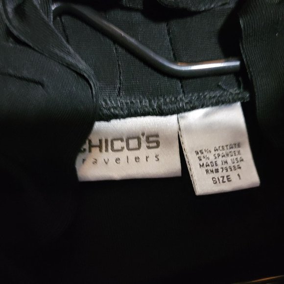 Chico's Black Draped Cardigan - Picture 8 of 9